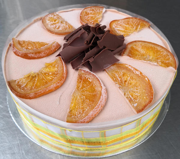 Chocolate Orange Ice Cream Cake